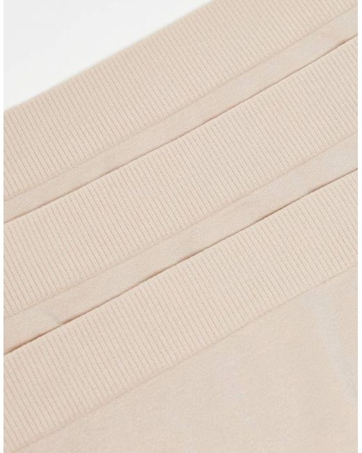 Pack De 3 Tangas Sin Costuras Cat De - Neutro Weekday de color Natural