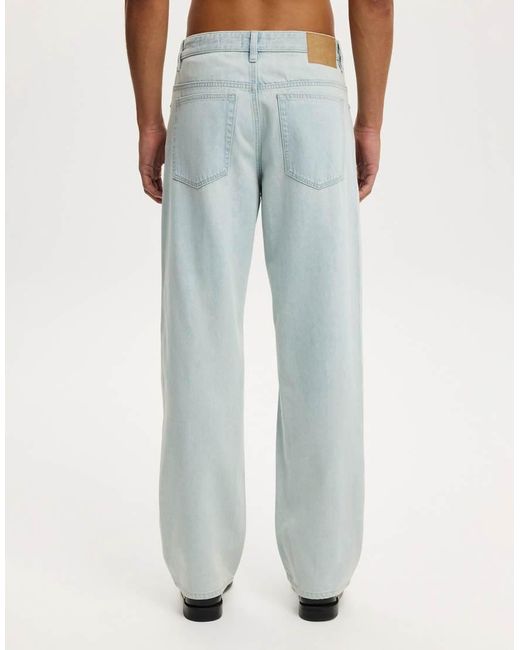 Cotton On Blue Baggy Jean for men