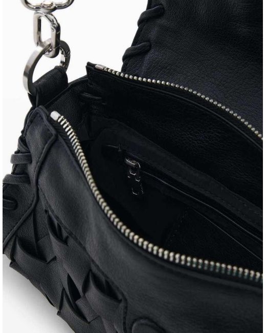 Desigual White Small Braided Bag