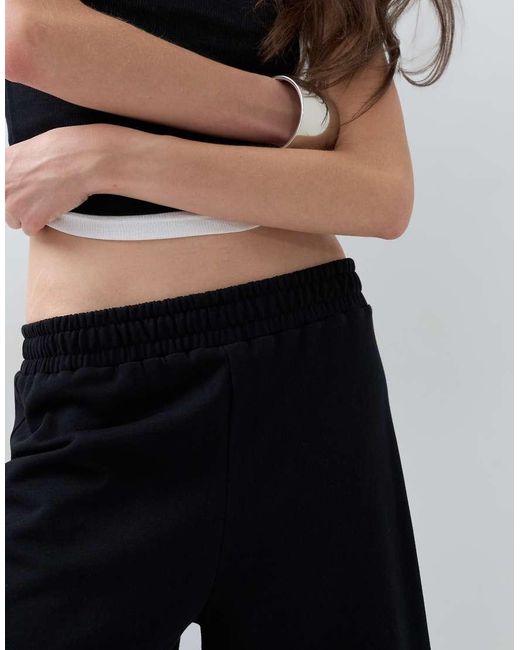 ASOS White Sweat Capris Short