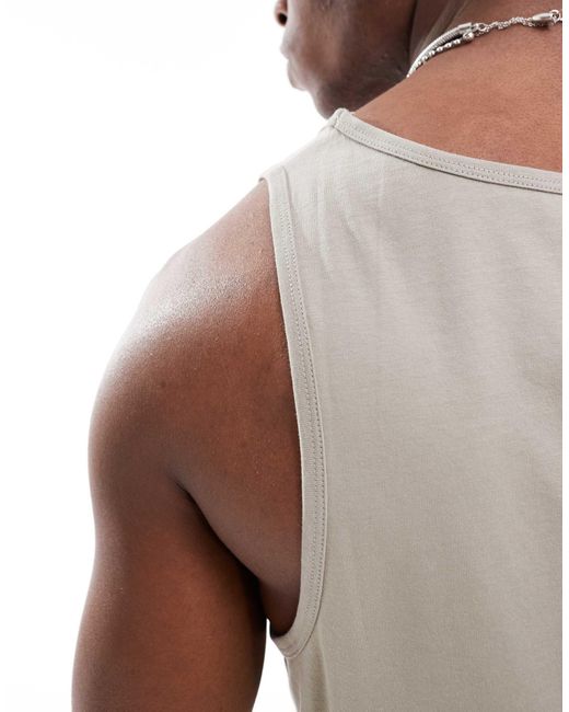 ASOS White Singlet for men