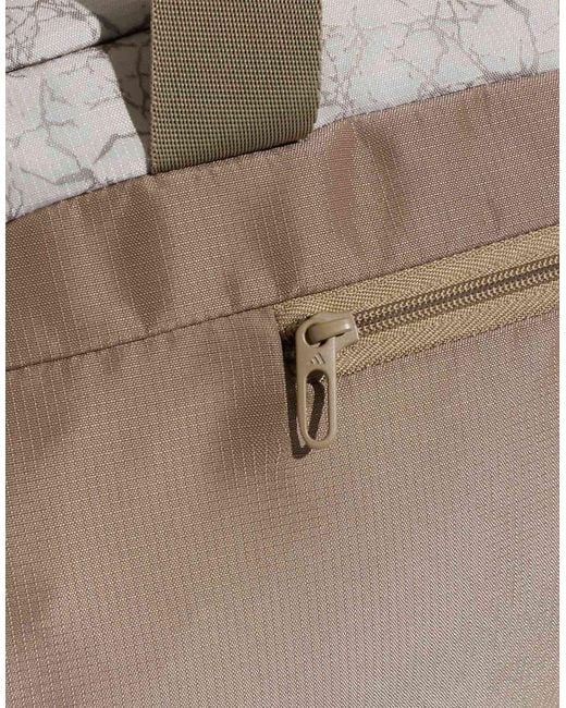 Adidas Originals Natural Adidas Defender Allover Graphic Duffle Bag S