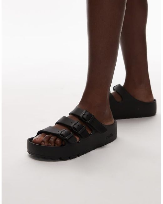 Birkenstock Brown Florida Flex Platform Eva Sandals