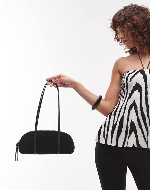 Borsa Bowling Da Spalla Arrotondata Nera di & Other Stories in Black