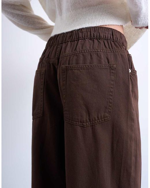 TOPSHOP White Pull On jogger Jean