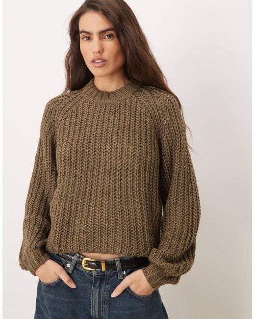 JJXX Brown – grobstrickpullover