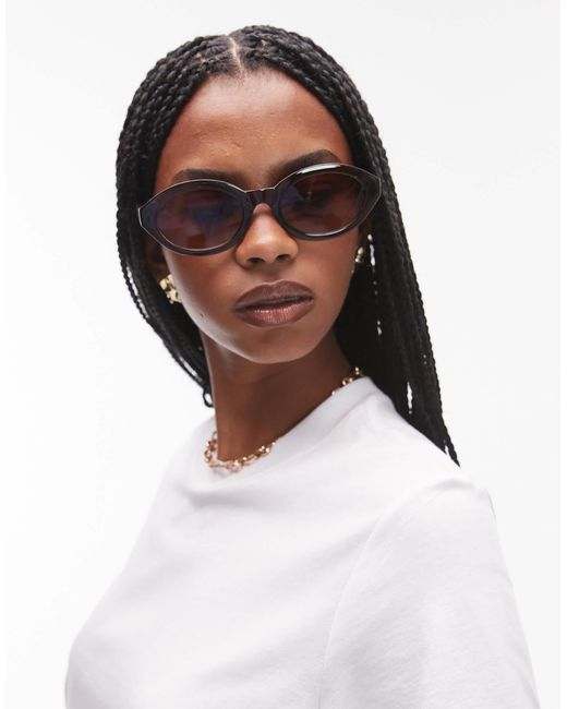 Mango White – runde sonnenbrille