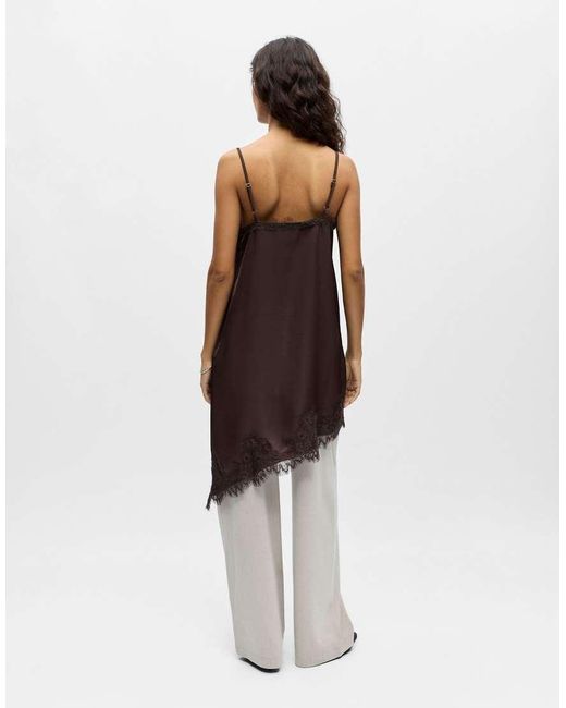 Object Slipdress in het Brown