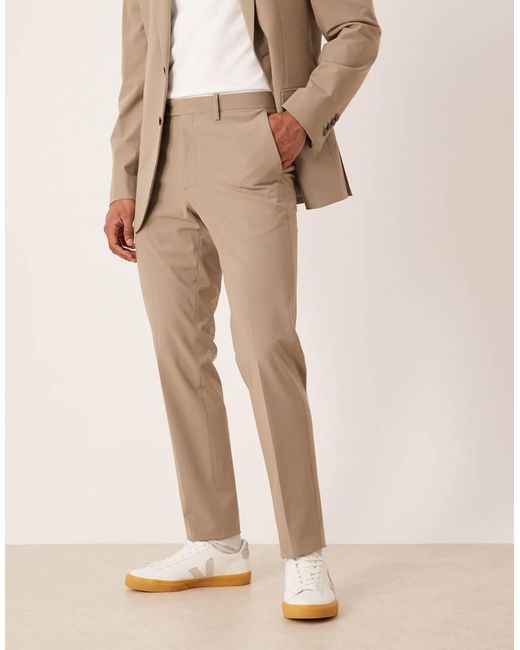 Mango Natural Slim Fit Trouser for men