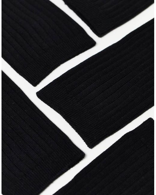 Pack De 3 Pares De Calcetines Negros Noah De Weekday de hombre de color Black