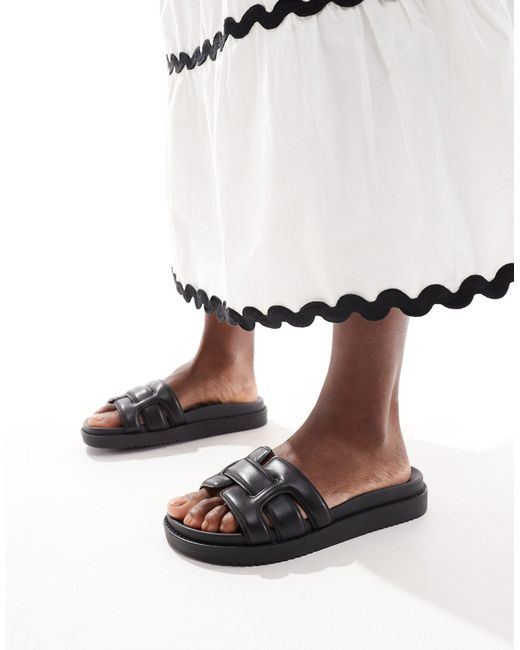 ALDO White Wylalaendar Padded Footbed Sandals