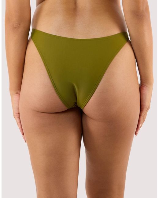 Wolf & Whistle Green Kalahari Bikini Brief With Ring