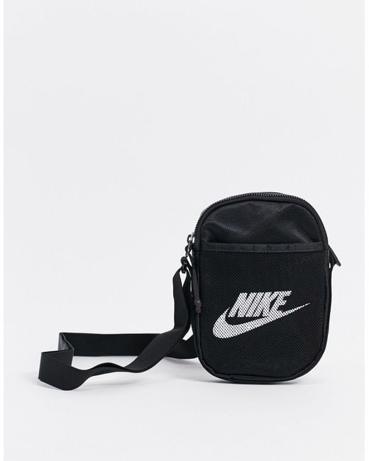 Nike Black Small Heritage Crossbody Bag for men