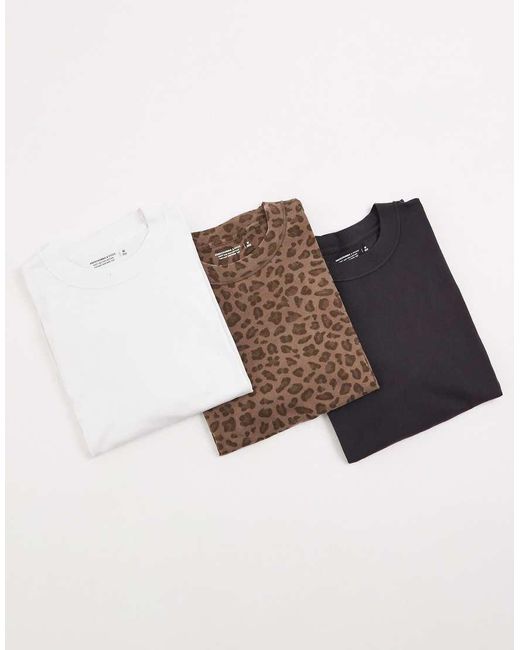 Abercrombie & Fitch Multicolor 3 Pack Vintage Inspired T-shirts for men