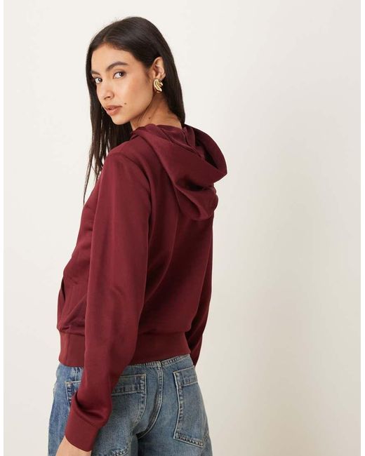 Calvin Klein Red High Shine Hoodie