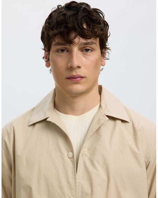 SELECTED Natural Overshirt for men