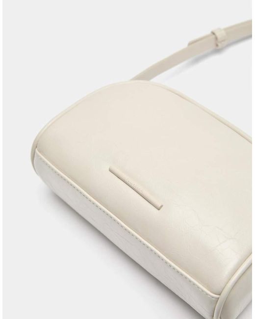 Pull&Bear White Basic Crossbody Bag