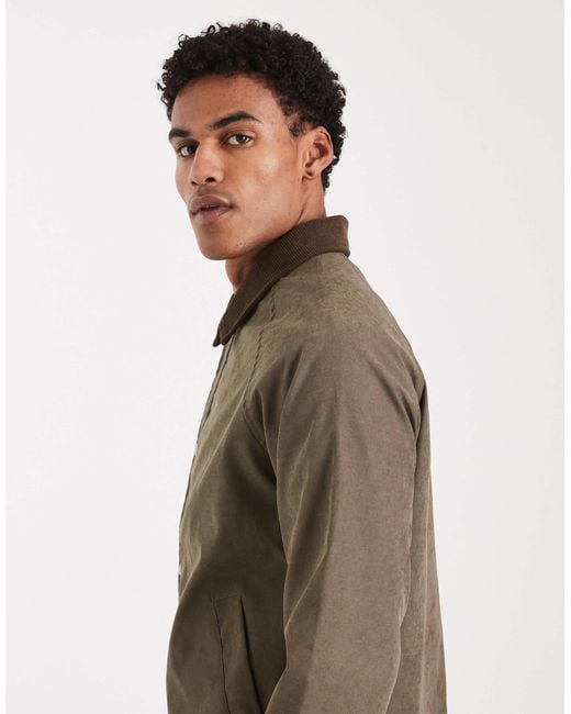 Brave Soul – barn jacket in Brown für Herren