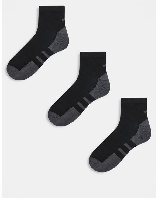Adidas Originals Black Adidas Running Essentials Ankle Socks for men
