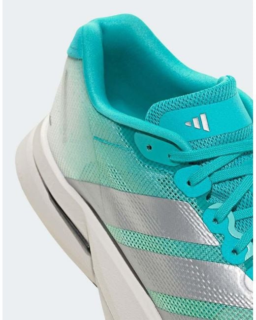 Adidas Originals Green Adizero Boston 13 Running Shoes