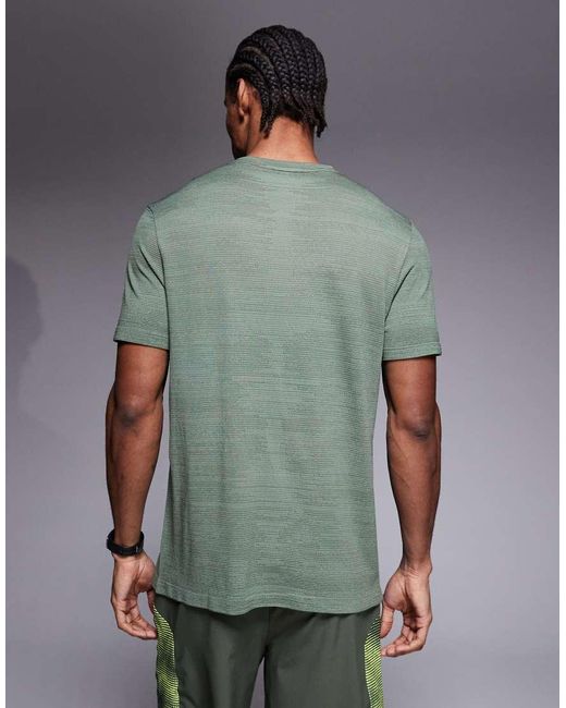 MONTIREX Green Glitch Seamless T-shirt for men