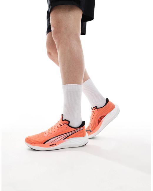 PUMA White Velocity Nitro 3 Trainers for men