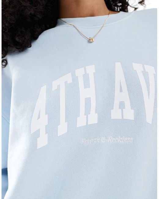 Avenue di 4th & Reckless in Blue