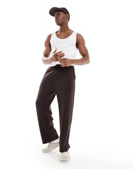 Bershka – jogginghose in Black für Herren