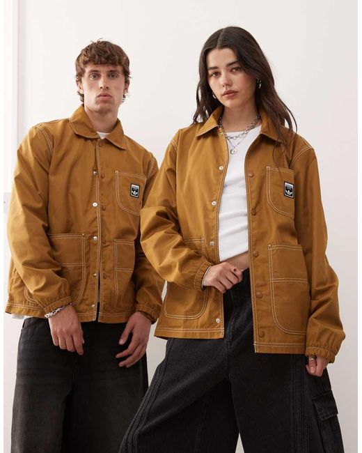 Adidas Originals Brown Wabash Woven Jacket