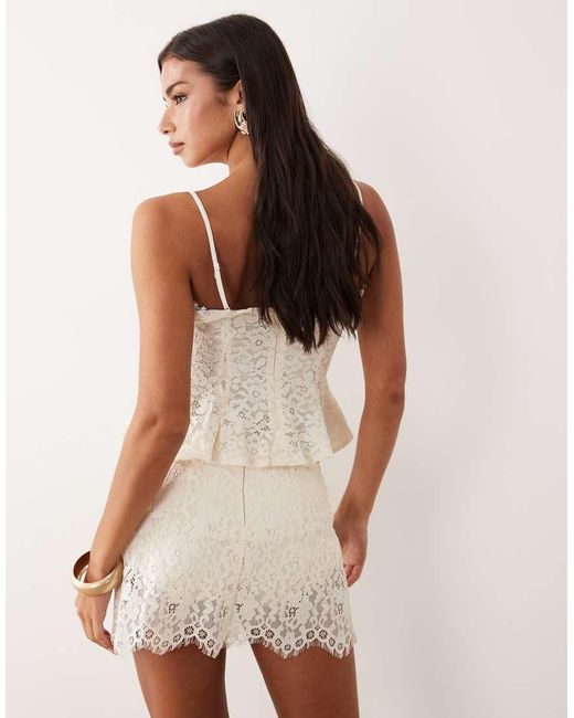 AFRM Natural Priesley Bridal Lace Built