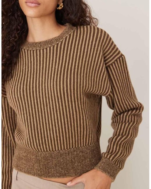 ASOS Brown Knitted Jumper