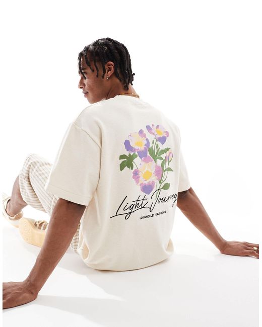 Pull&Bear – t-shirt in White für Herren