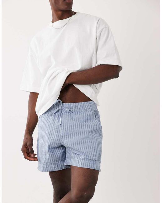 Abercrombie & Fitch Gray 6inch Pull On Shorts for men