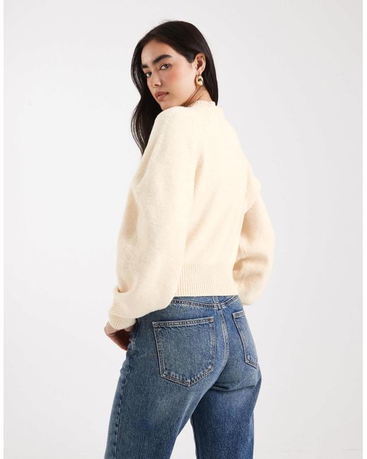 Pull ras ASOS en coloris Blue