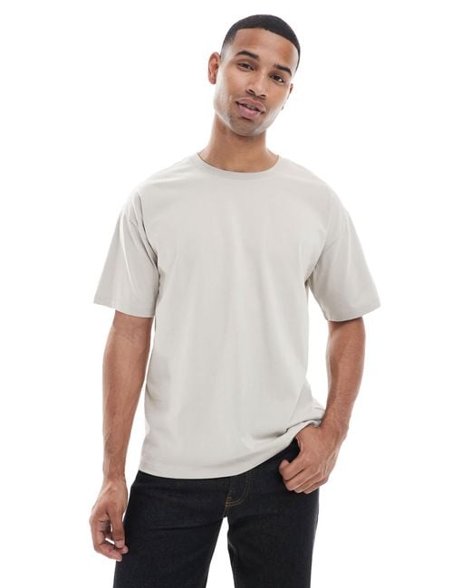 New Look White Oversized T-Shirt for men