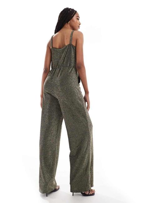 Vero Moda Multicolor Strappy Wide Leg Jumpsuit