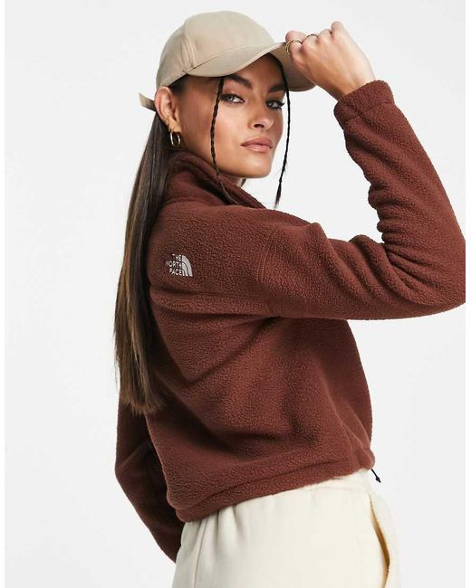 Polar Con Cremallera De Sherpa Shispare Exclusivo En Asos De The North Face de color Brown