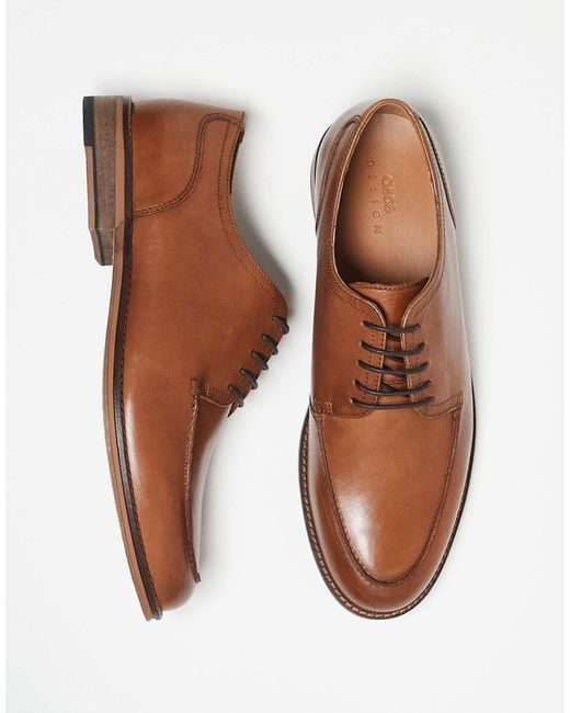 ASOS Brown Derby Lace Up Shoes for men
