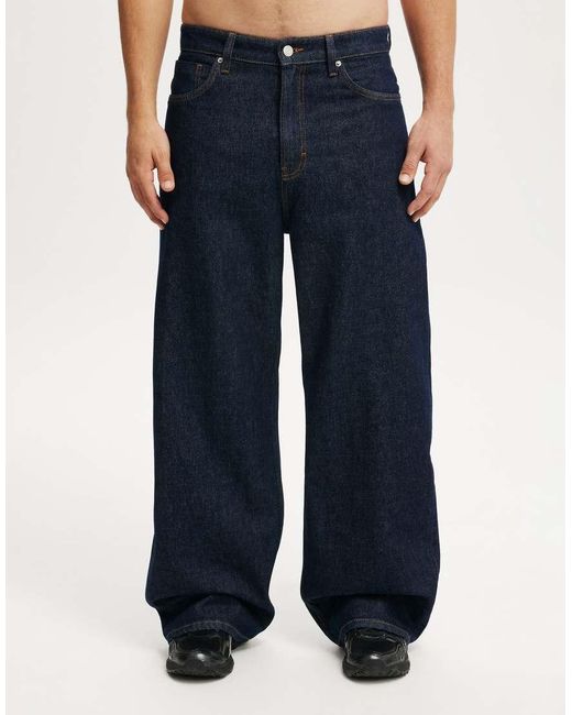 Cotton On Blue Super Baggy Jean for men