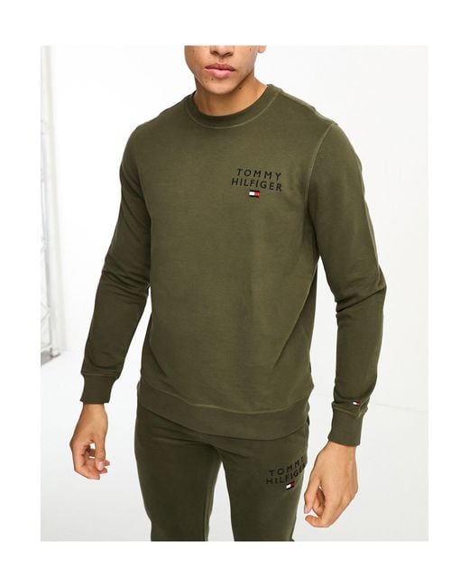 Tommy Hilfiger Green Original Sweatshirt for men