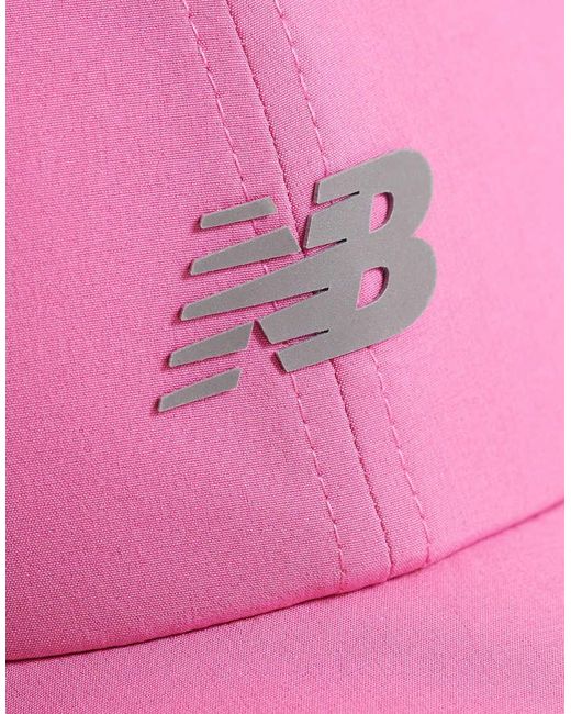 New Balance Pink 6 Panel Performance Hat