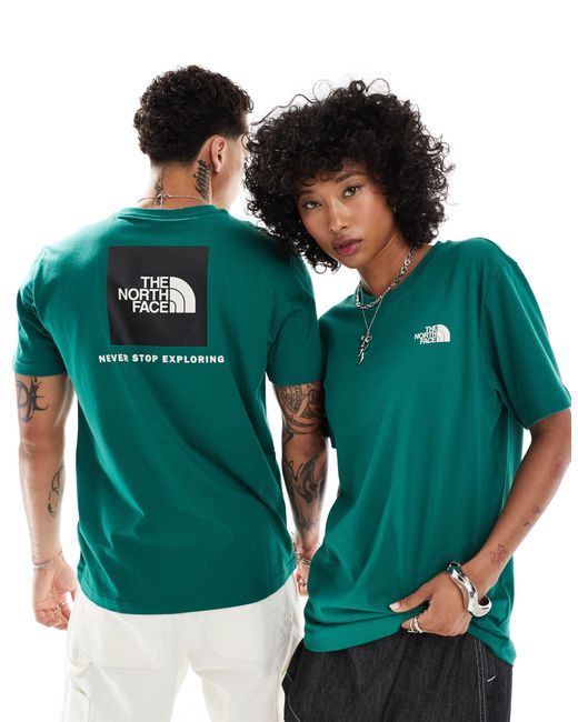 The North Face Green Redbox Backprint T-shirt