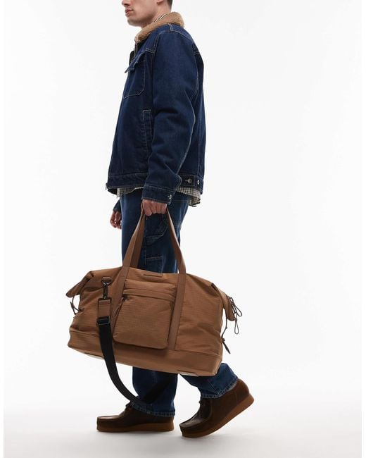 Tommy Hilfiger Blue Casual Tech Duffle Bag for men