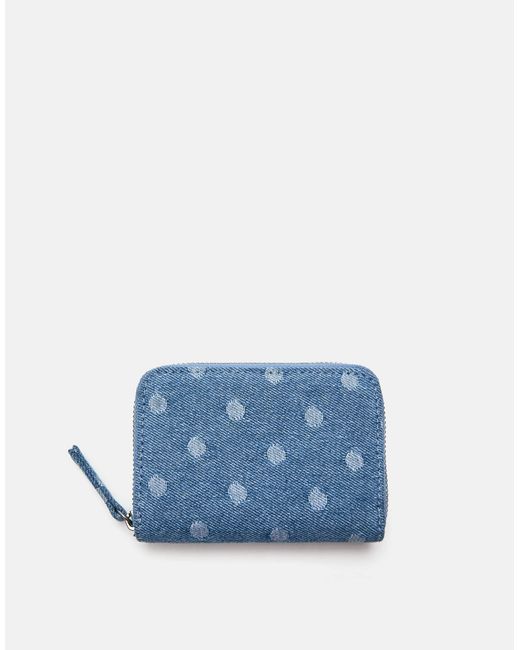 Pull&Bear Blue – denim-geldbörse