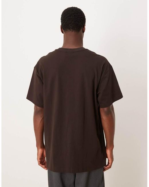 Adidas Originals Brown Essential Oversized T-shirt for men