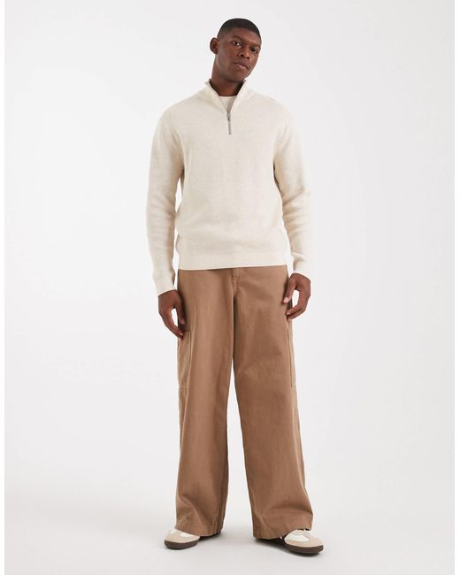 Only & Sons – strickpullover in White für Herren