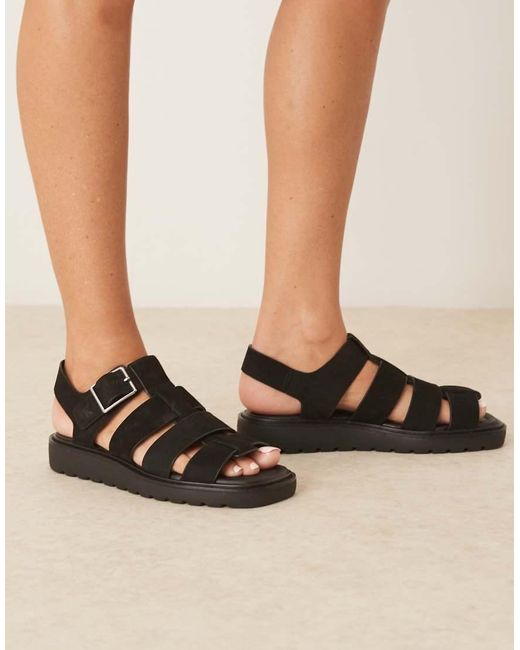Calvin Klein Black Gladiator Style Sandals
