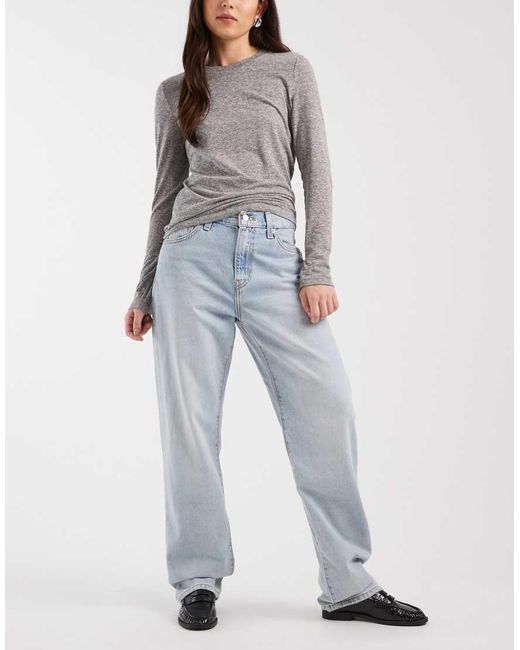 Levi's Blue Easy Dad Jeans