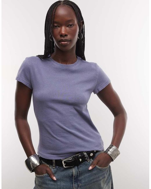 Weekday Purple 90's Baby Tee