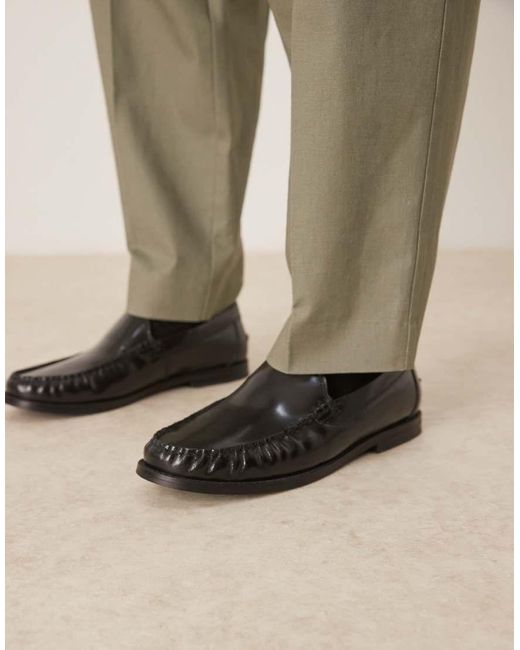 ASOS Natural Penny Loafers for men